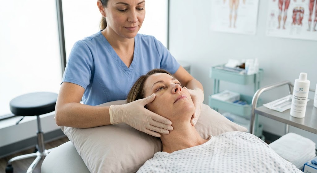 Lymphatic Massage After Blepharoplasty